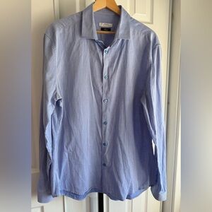 Versace Men’s Shirt Casual Button Down 
Size: 43/L
